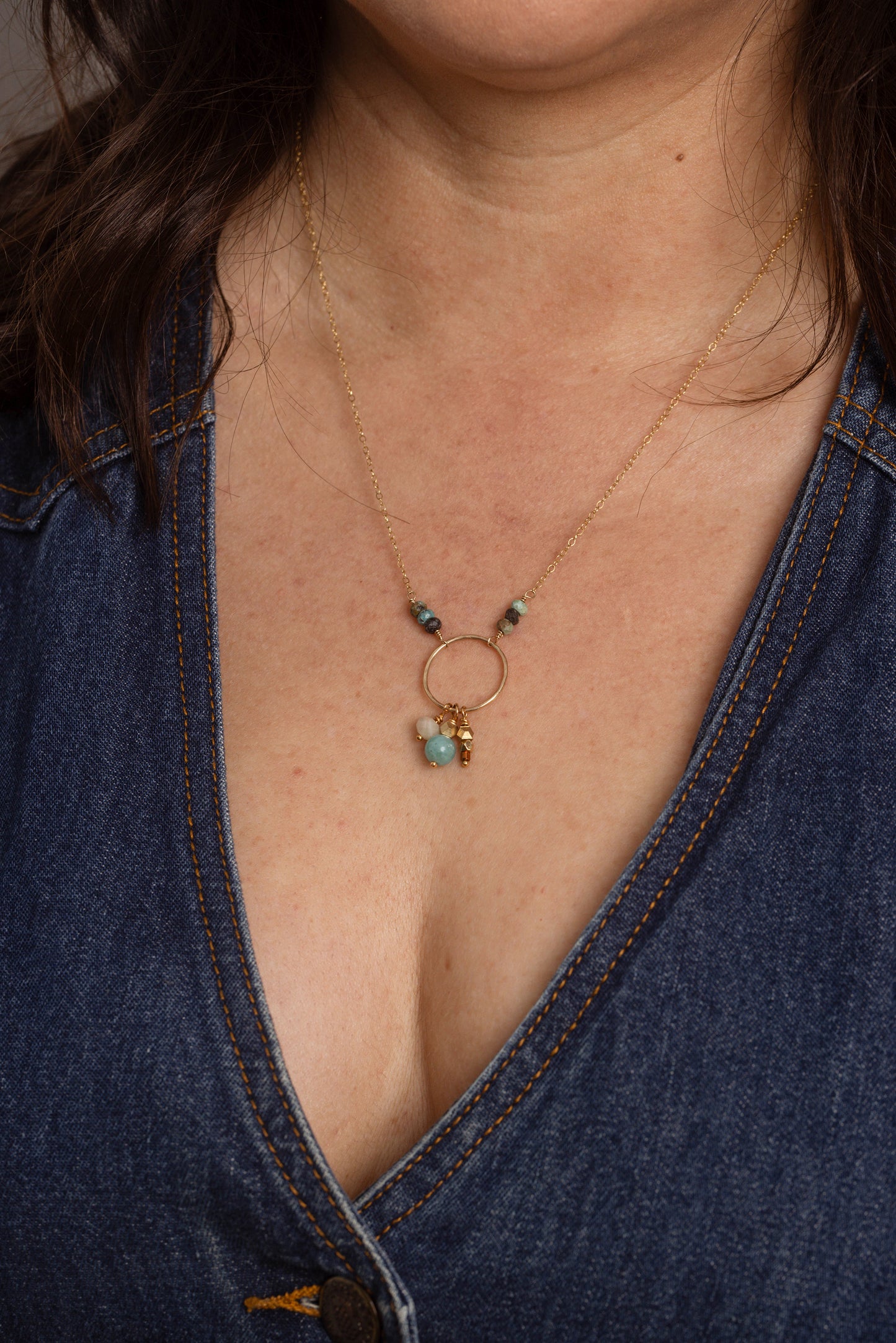 Sage Loop Necklace