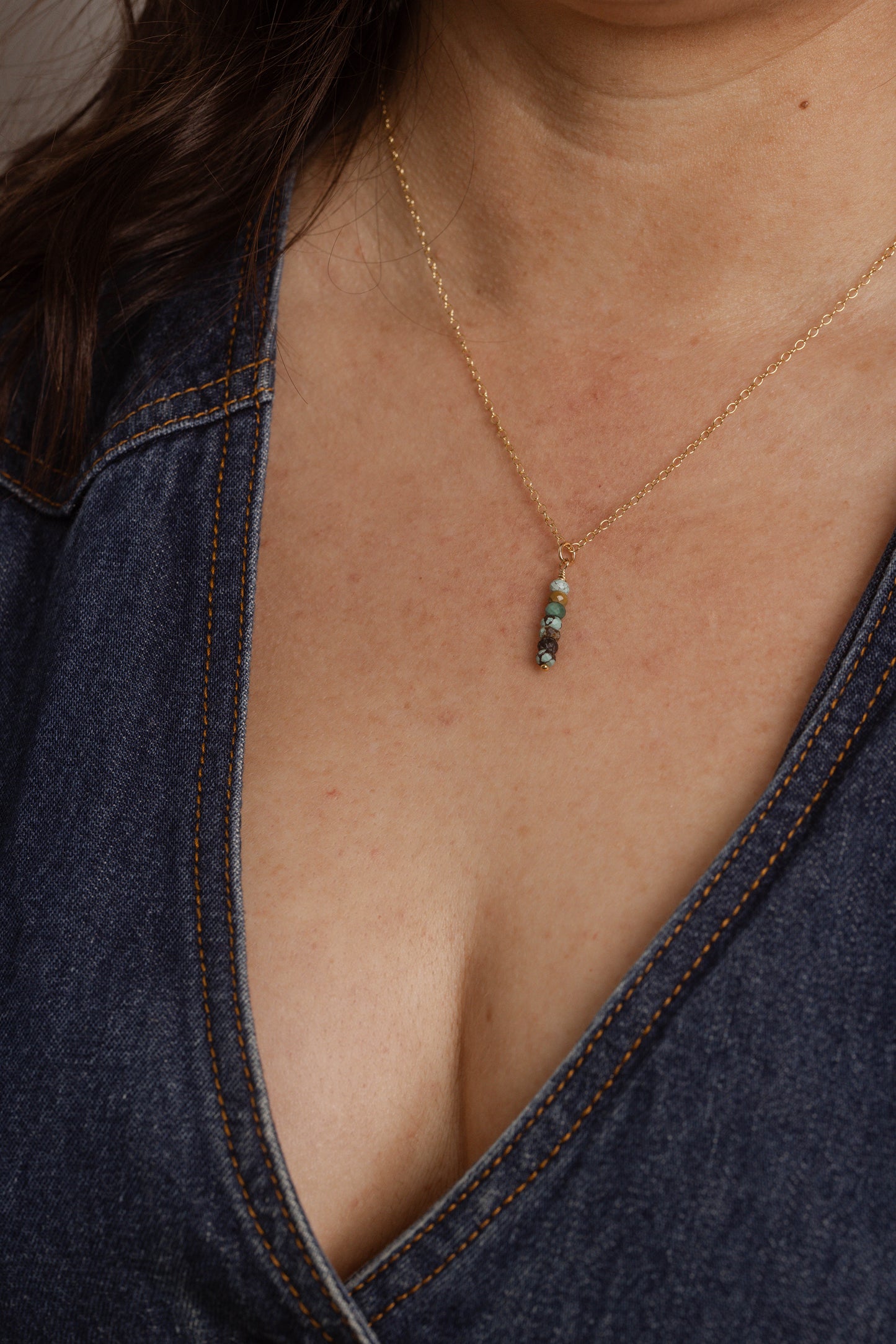 Turquoise Desert Stack Necklace