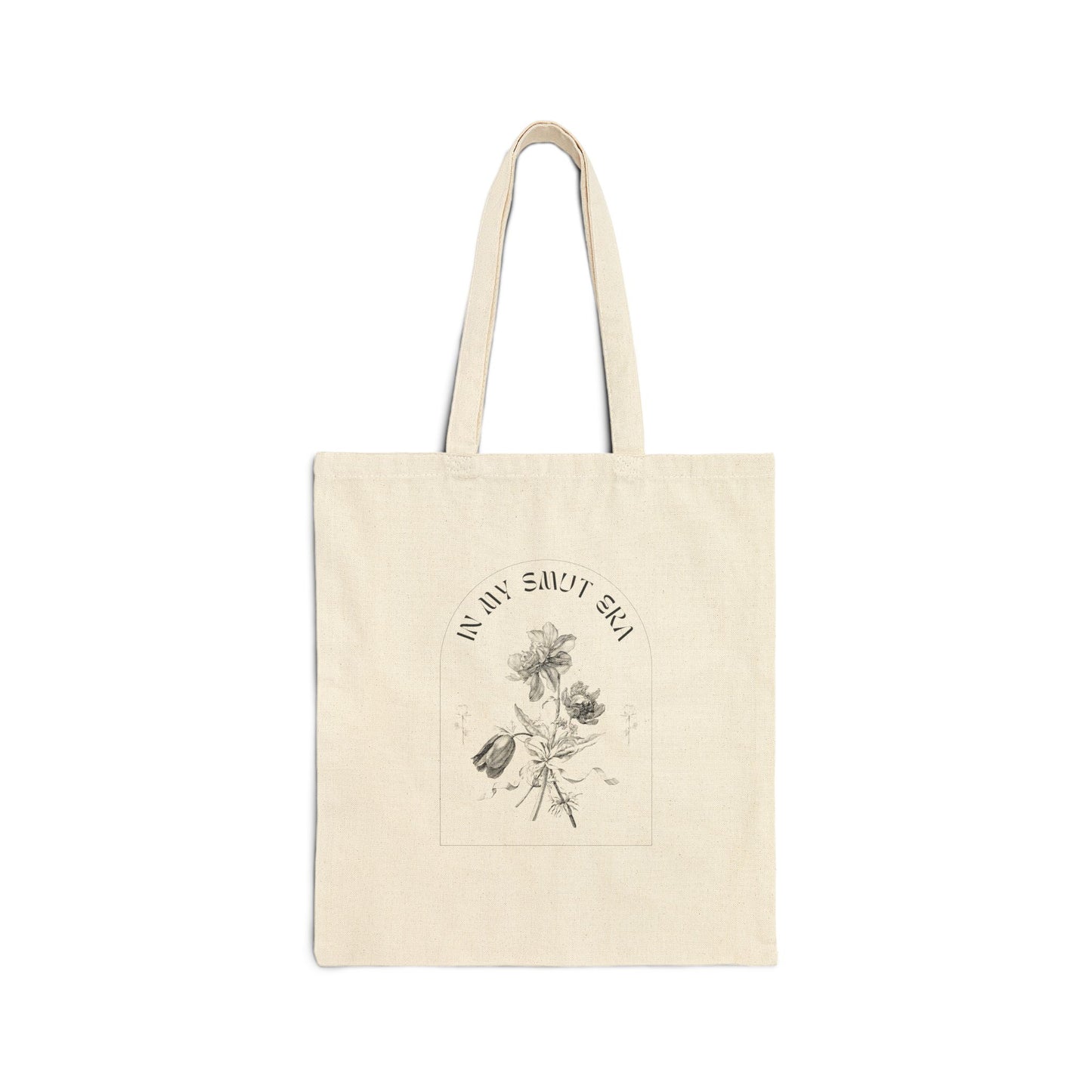 In My Smut Era - Heavy cotton reusable tote Shopping bag, durable shoulder bag, cotton bag, eco-friendly bag, aesthetic book travel bag