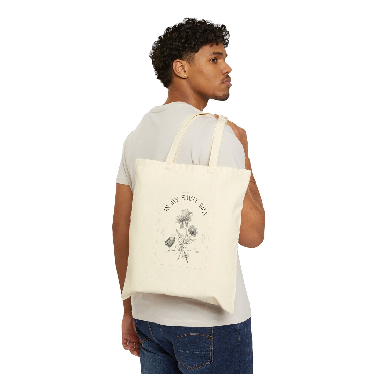 In My Smut Era - Heavy cotton reusable tote Shopping bag, durable shoulder bag, cotton bag, eco-friendly bag, aesthetic book travel bag