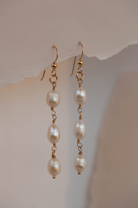 Classic Grace Pearl Dangles